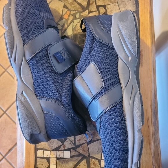 Propet Stability X-trap Blue Walking Adjustable Closure Athletic Sz 16XX Sneaker - Picture 6 of 9